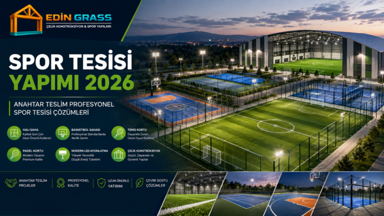 Spor Tesisi Yapımı 2026 | Profesyonel Anahtar Teslim Spor Tesisi Çözümleri