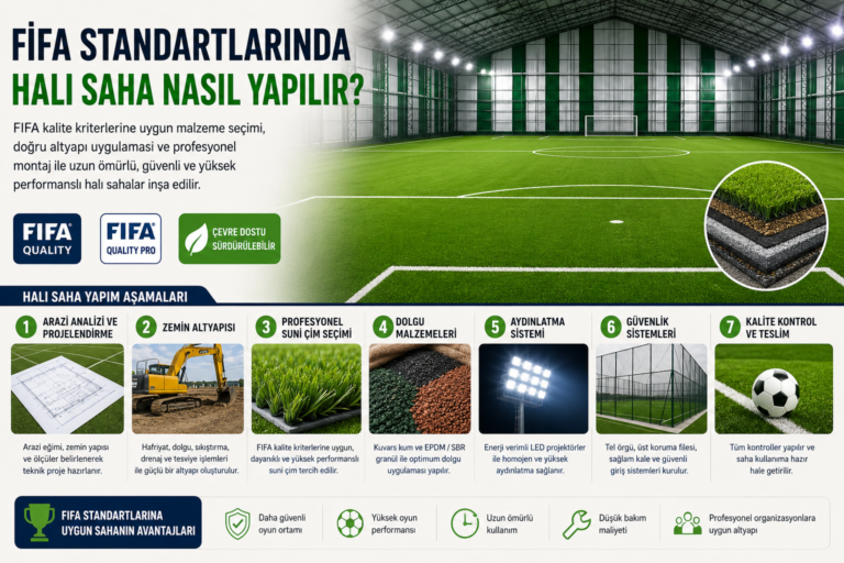 FIFA Standartlarında Halı Saha Nasıl Yapılır?